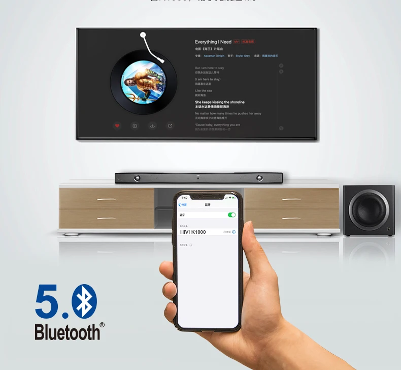 5.1 home theater system K1000 Wireless Home Theater with bluetooth used home theater - ANKUX.COM