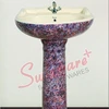 Arrival Huge range Marble washbasin set with pedestal