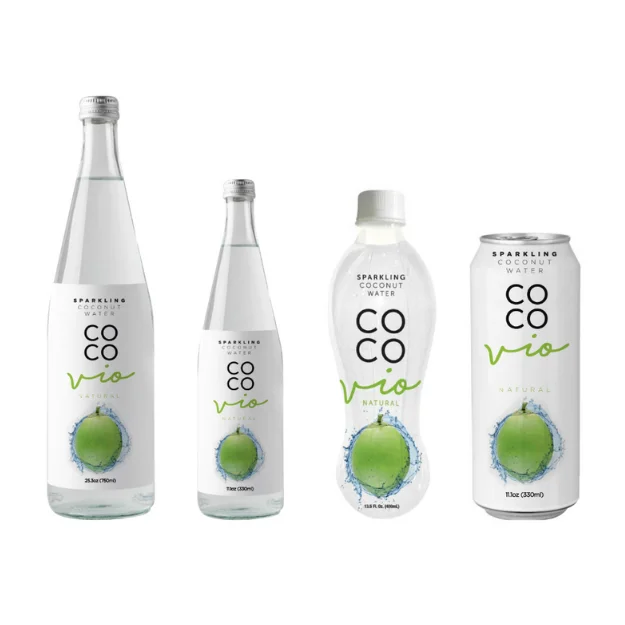 Vietnam Natural Sweet Pure Coconut Sparkling Water 500ml Sugarfree