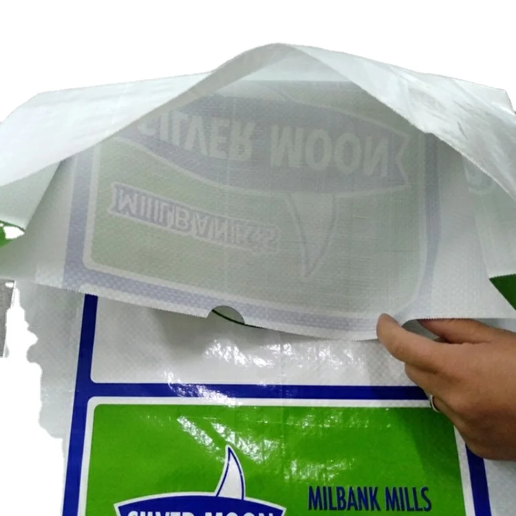 
BOPP PP bag for packing or transport the food crop such as rice, flour, corn from Laos for Vietnam and Thailand 