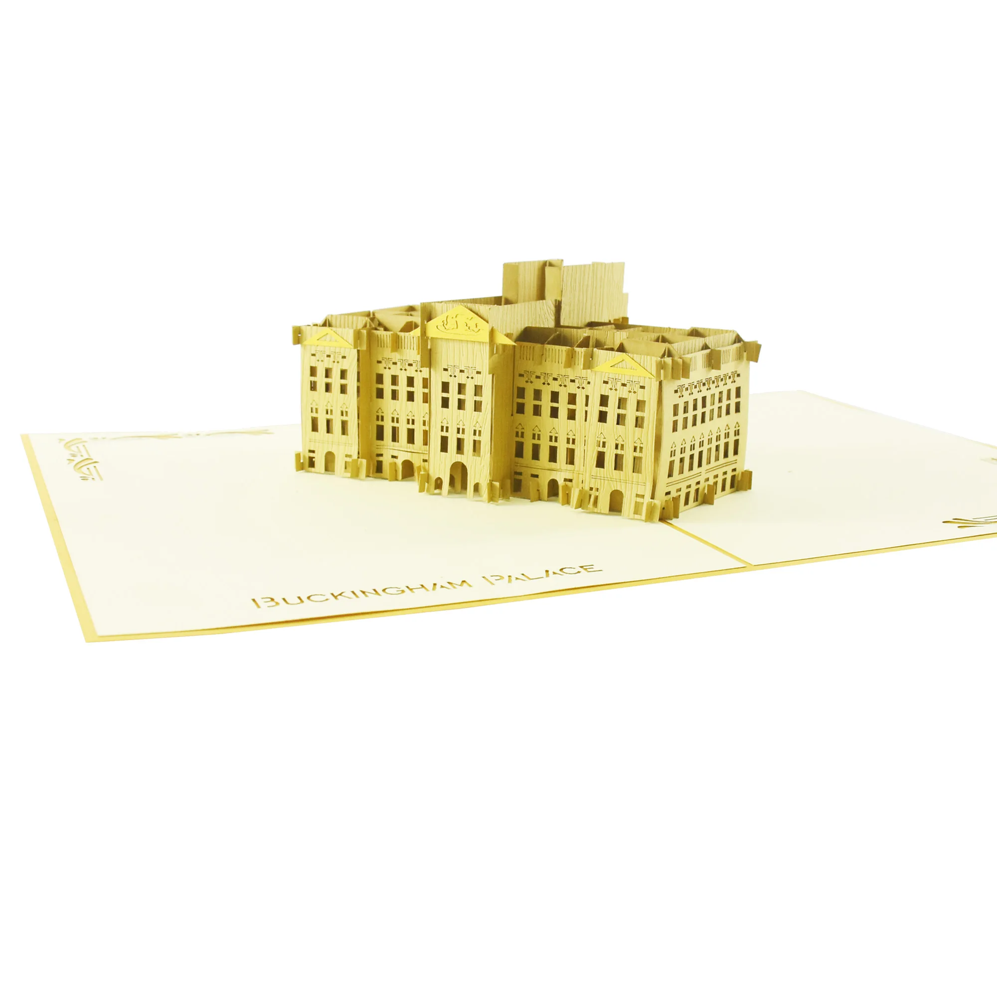 Buckingham Palace Uk Unique 3d Pop Up Greeting Card Handmade Vietnam Manufacture Wholesale Buy Buckingham Palace 3d Card Uk 3d Pop Up Card Unique 3d