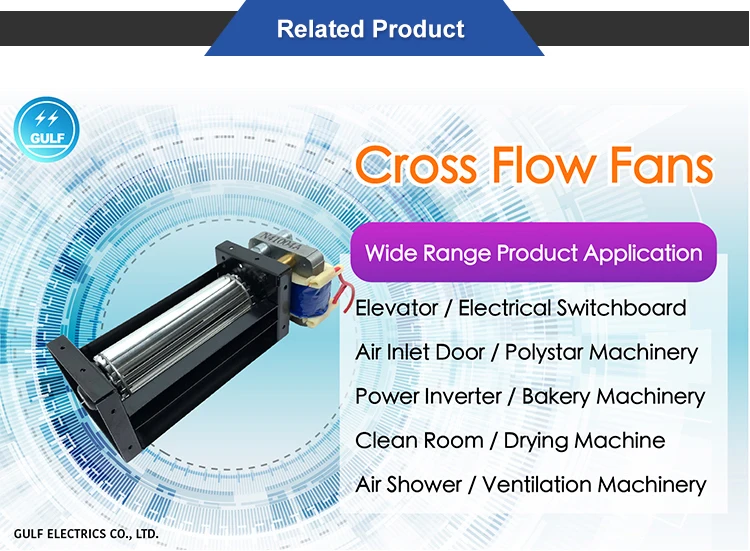 Cross Flow Fan, 120V, Plastic - detail 10