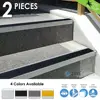 Arrowzoom 2 pcs set Aluminium Stair Nosing Non-Slip Anodized Step Edging Trim 19.7 x 2 x 0.8" KK1180