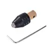 Excellent Workmanship Black Electric Motor Shaft Mini Chuck Fixture Clamp Silver Drill Bit