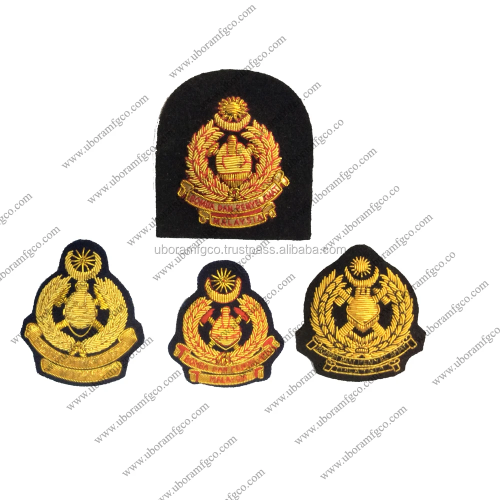 Malaysian Military Aiguillette Large Wired Gold Double,Army Uniform Accessories Malaysia Army