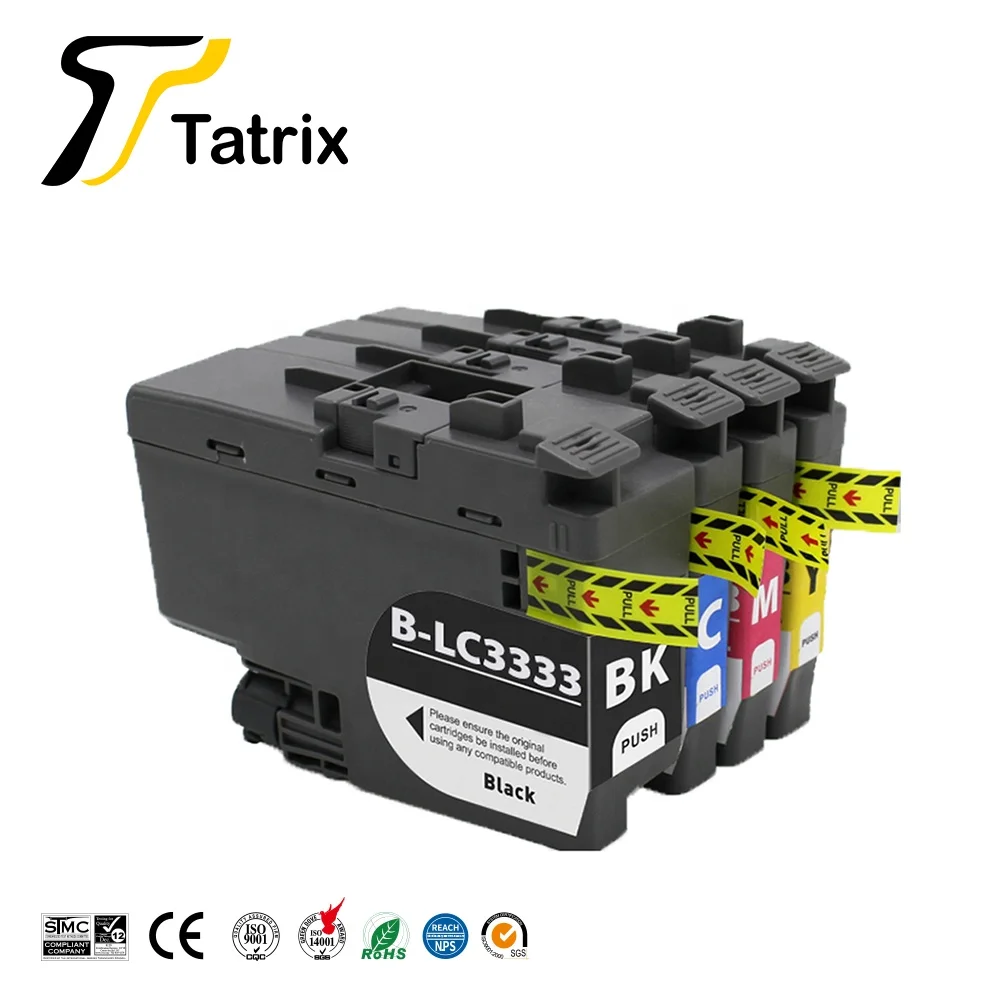 Tatrix Lc3333 Color Compatible Printer Inkjet Ink Cartridge For Brother ...