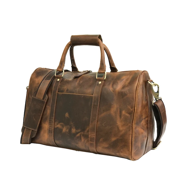 mens leather carry bolsa