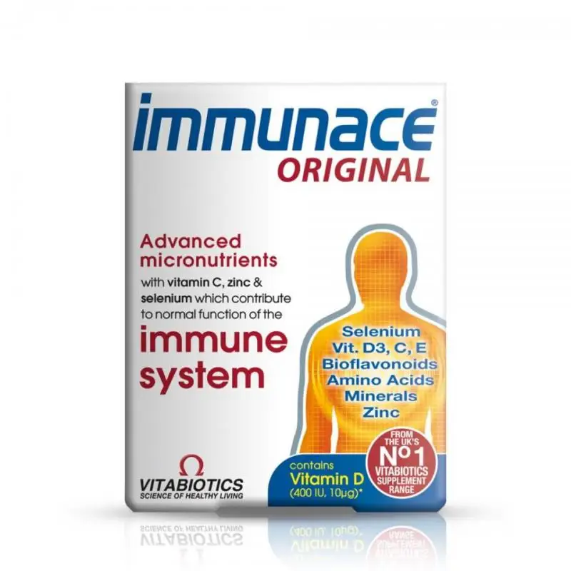 Vitabiotics Immunace म ल 30 ग ल य Vitabiotics Immunace प रत रक ष क ल ए प रत र ध और स ल स रक षण Buy Vitabiotics Immunace For Immune Resistance And Cell Protection 5