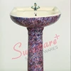 Huge range Marble washbasin set with pedestal Serena Vitrosa