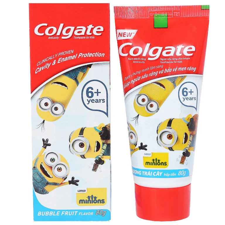 
Colgatte Toothpaste for Kid Minion Bubble Fruit 80g x48 