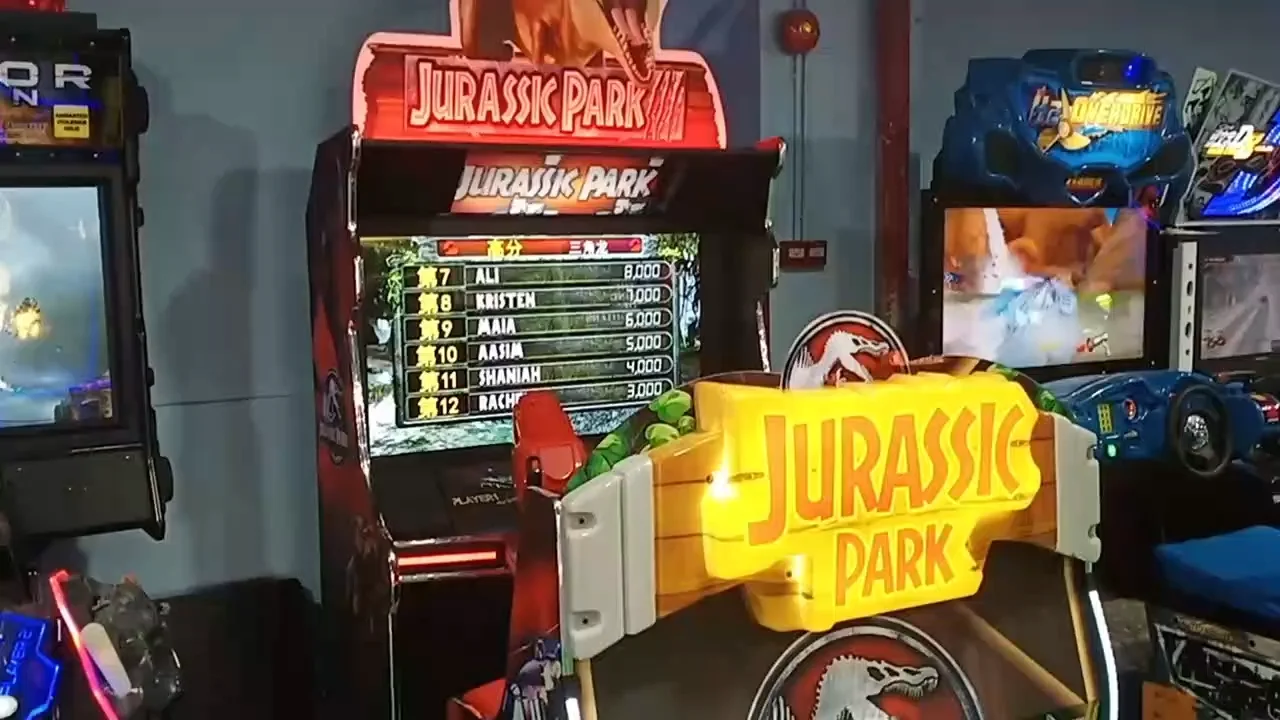 Jurassic Aracade Park Trans Arcade Formes Jogo de Tiro Tabuleiro IO para  Máquina de Simulação de