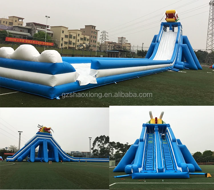 Outdoor Big Float Inflatable Water Park Sports Slide Swimming Pool