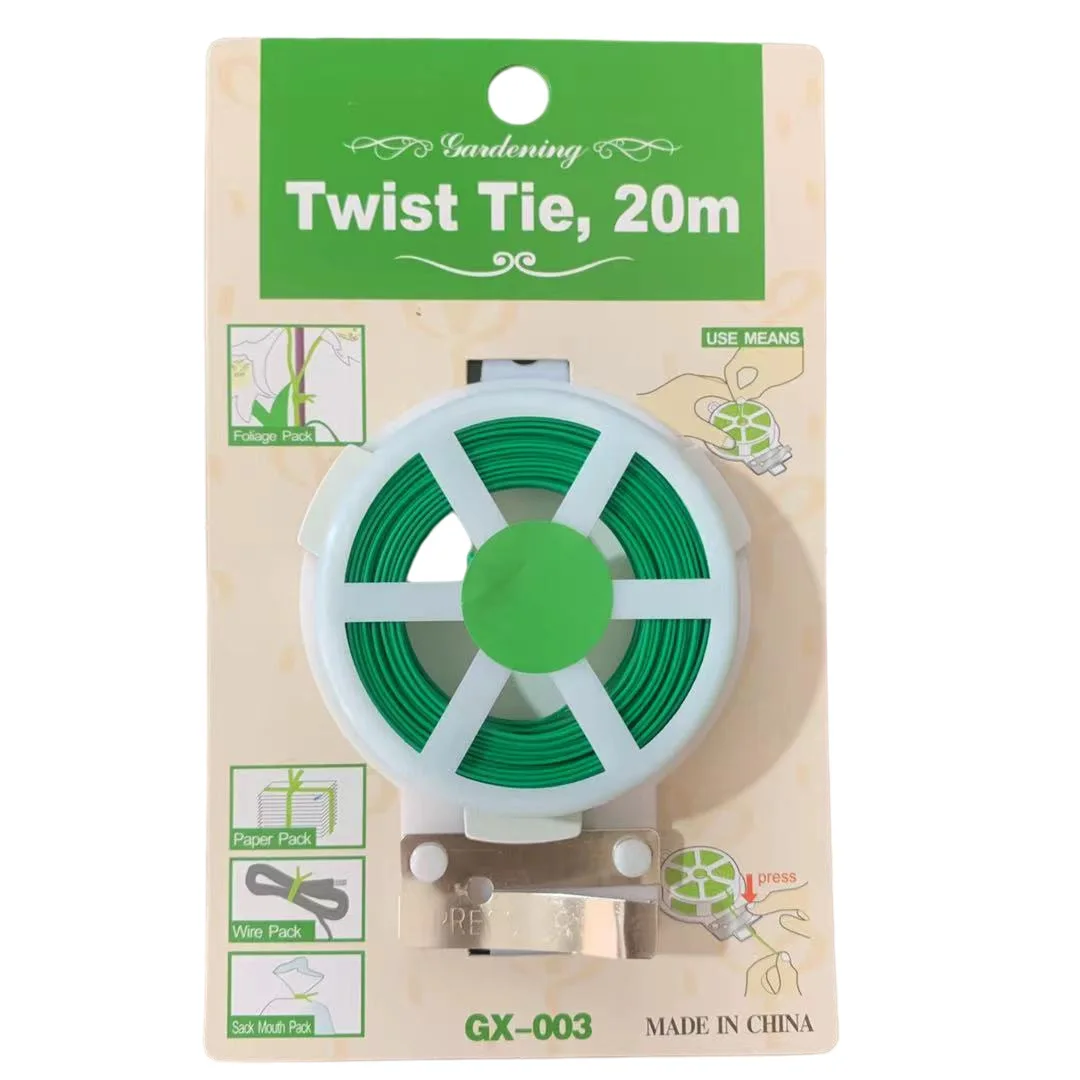 Twist Ties Roll Spool Dispenser Cutter Secure Garden Plant Multi