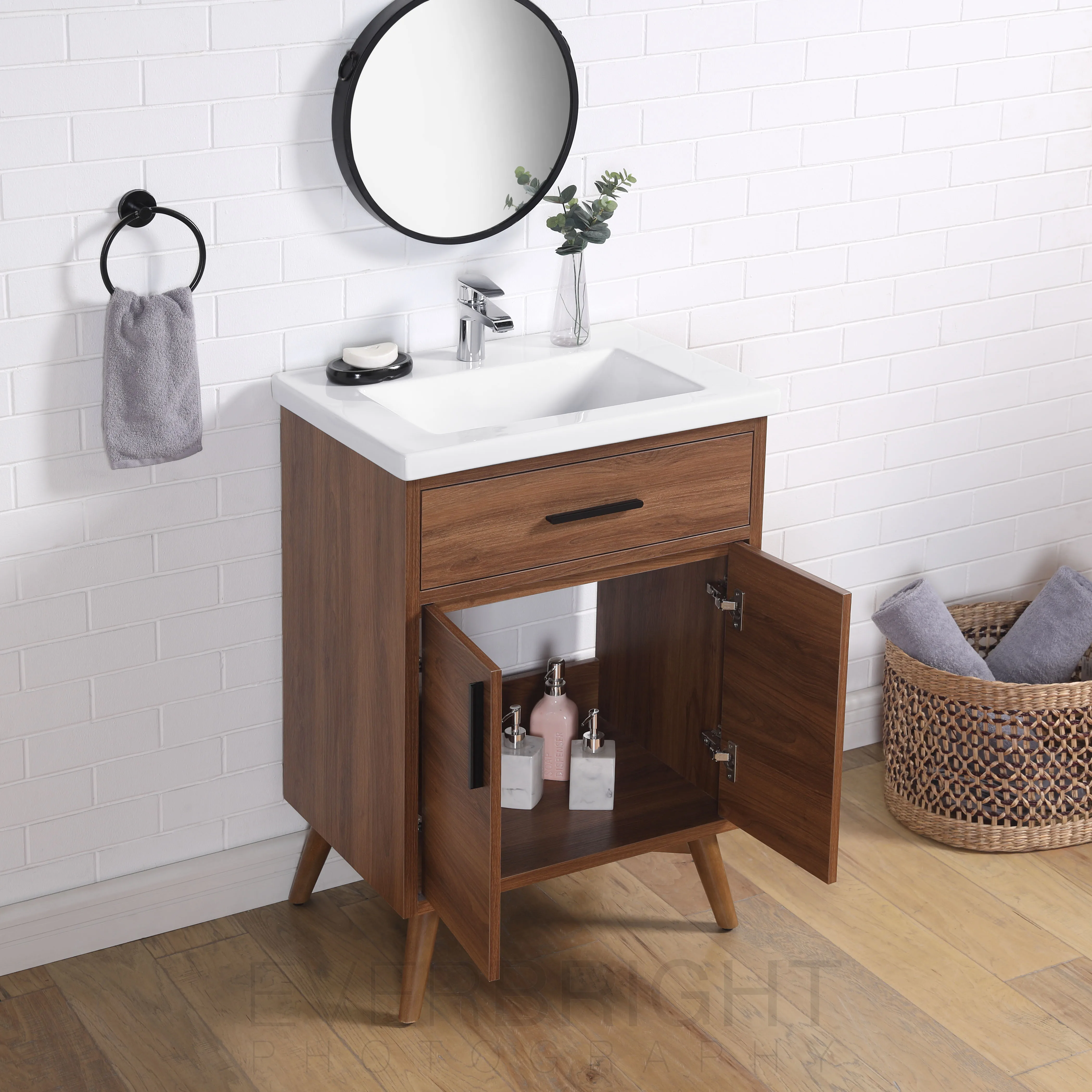 Luxury Bathroom Vanities With Cabinet For Home/hotel Modern Vanity Sink ...