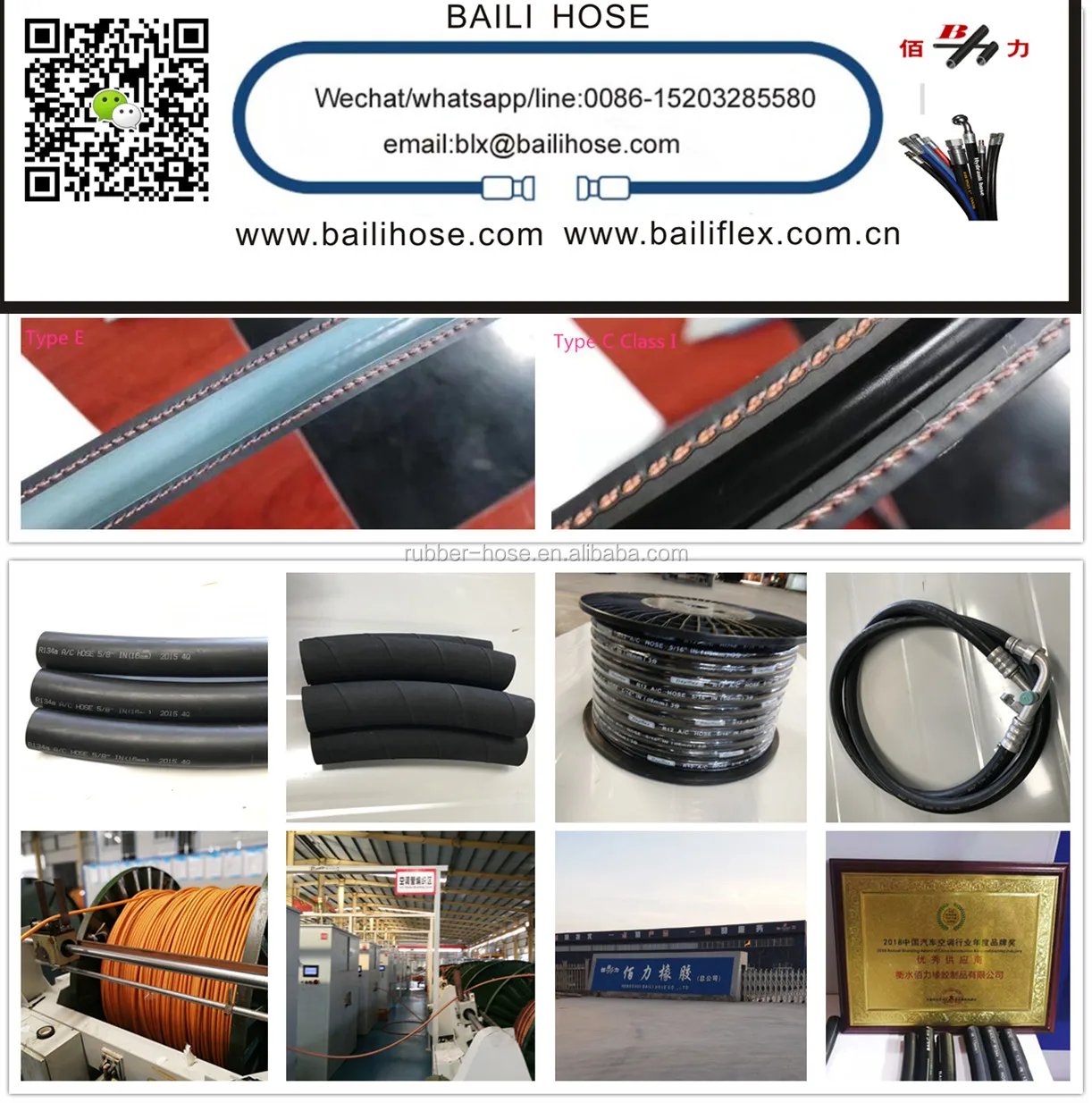 Stainless steel braided hydraulic hose sae hydraulic hose rubber hose