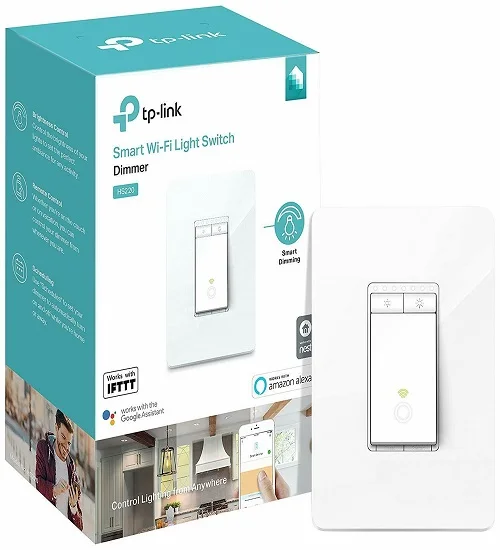 TP-Link Kasa Smart Wi-Fi Dimmer Light Switch | Alexa Google Home  HS220