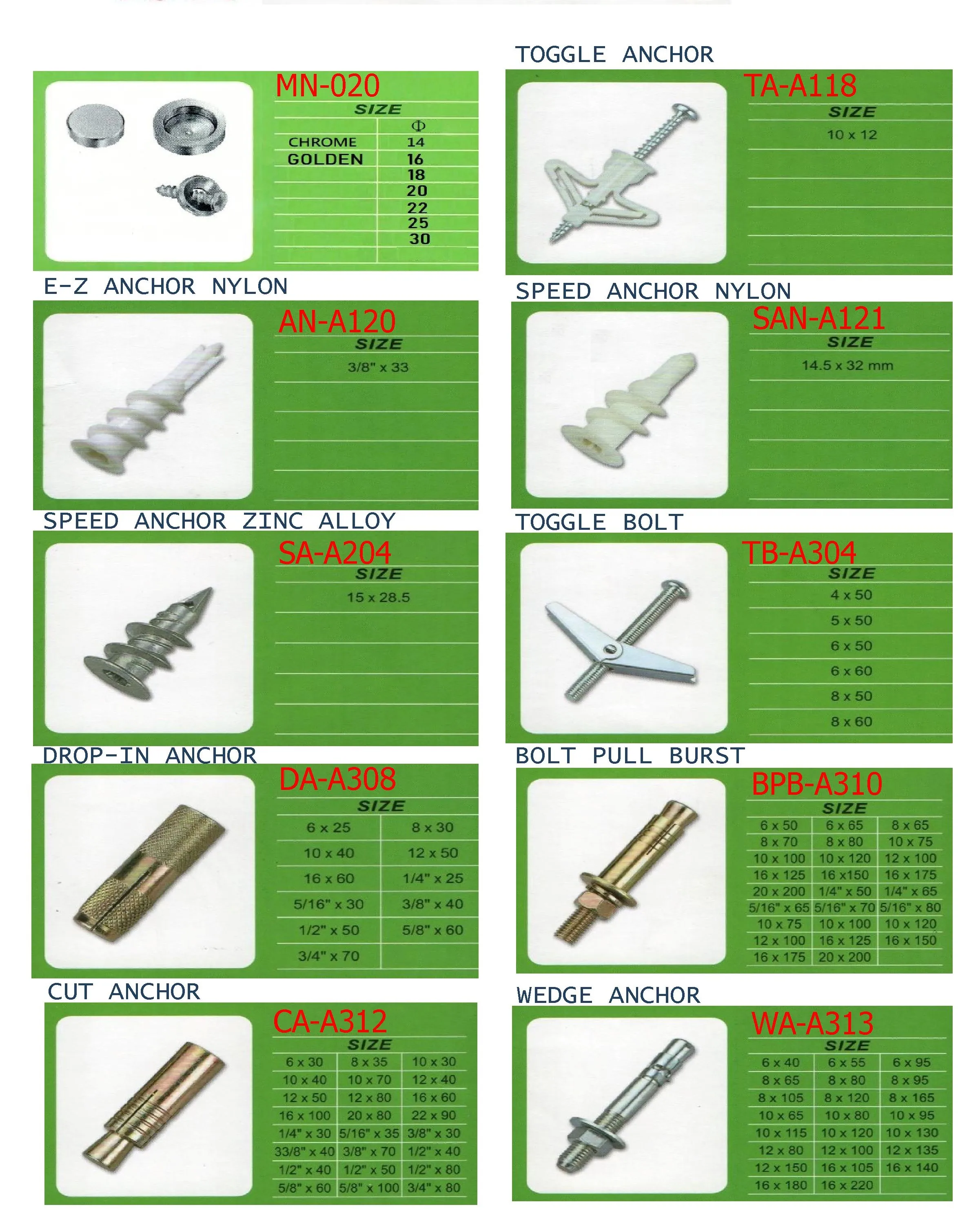 Taiwan Manufacturer Pe Plastic Wall Plug Buy Flasher 5mm 6mm 8mm 10mm