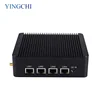 Mini computer J1900 quad core four network port Gigabit HTPC fanless mini industrial control soft router small host