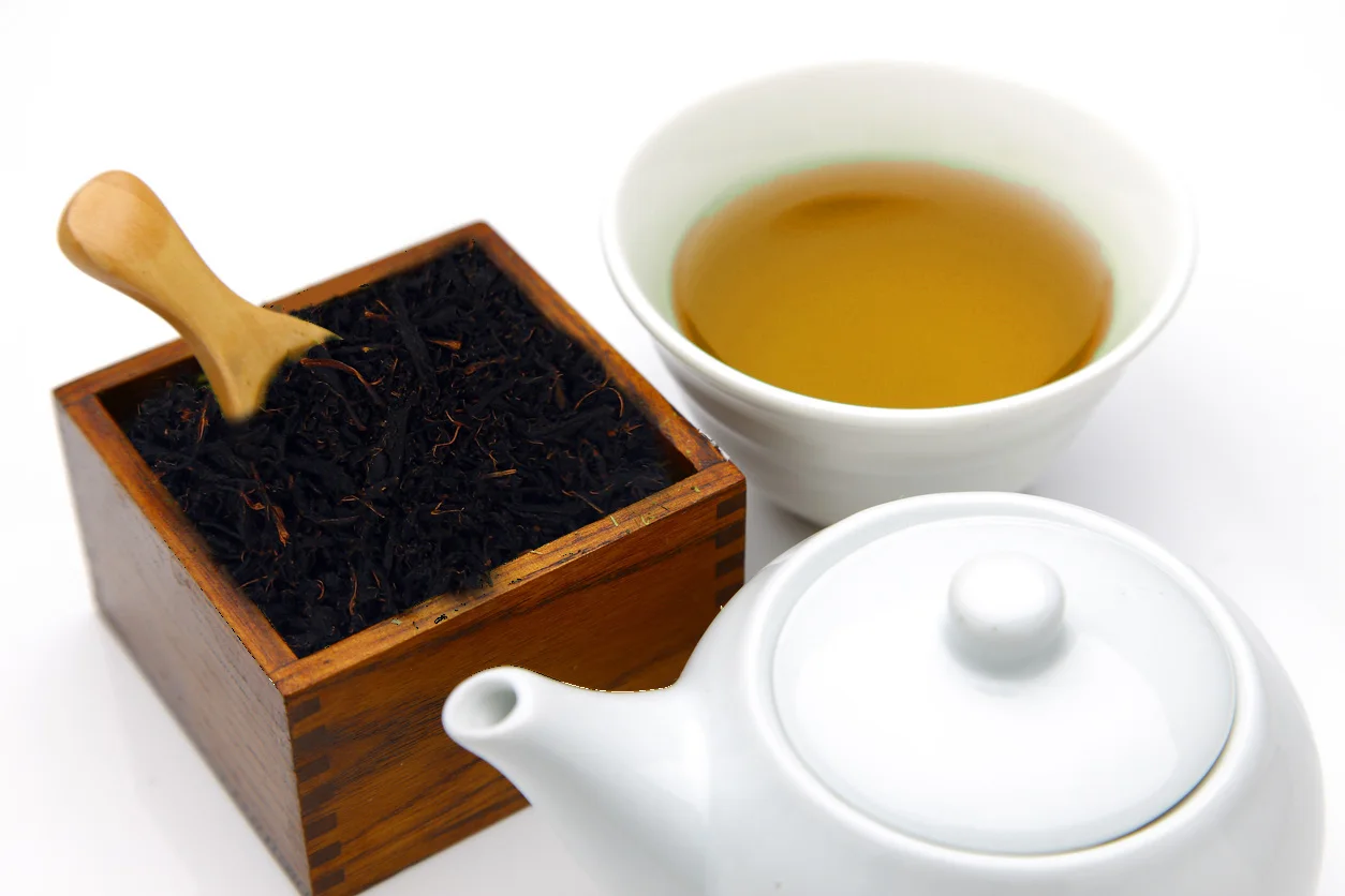 high quality jeju organic slimming black tea with customized