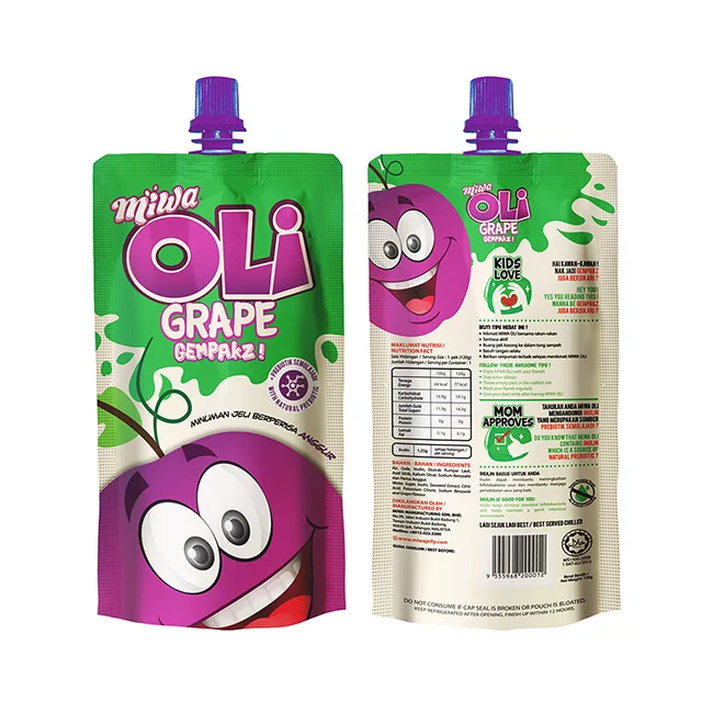 Good Quality Prebiotic Grape Flavoured Jelly Drink Contain Vitamin C To