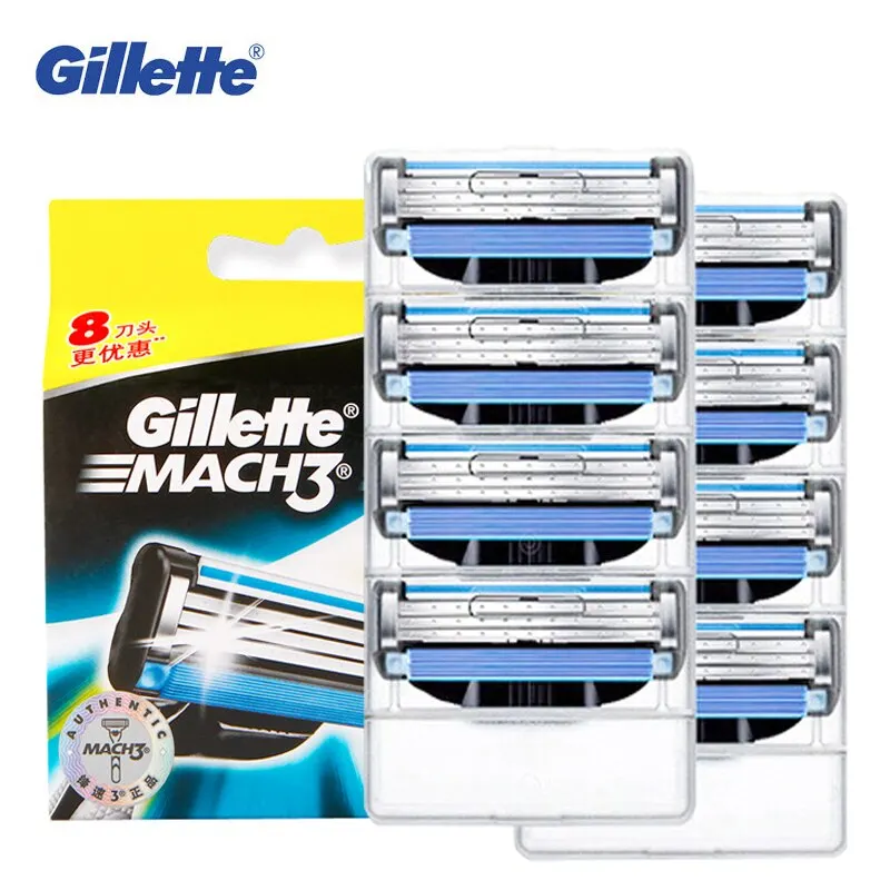Safety Razor Shaving Razor Blades Set untuk Pria Gillette Super