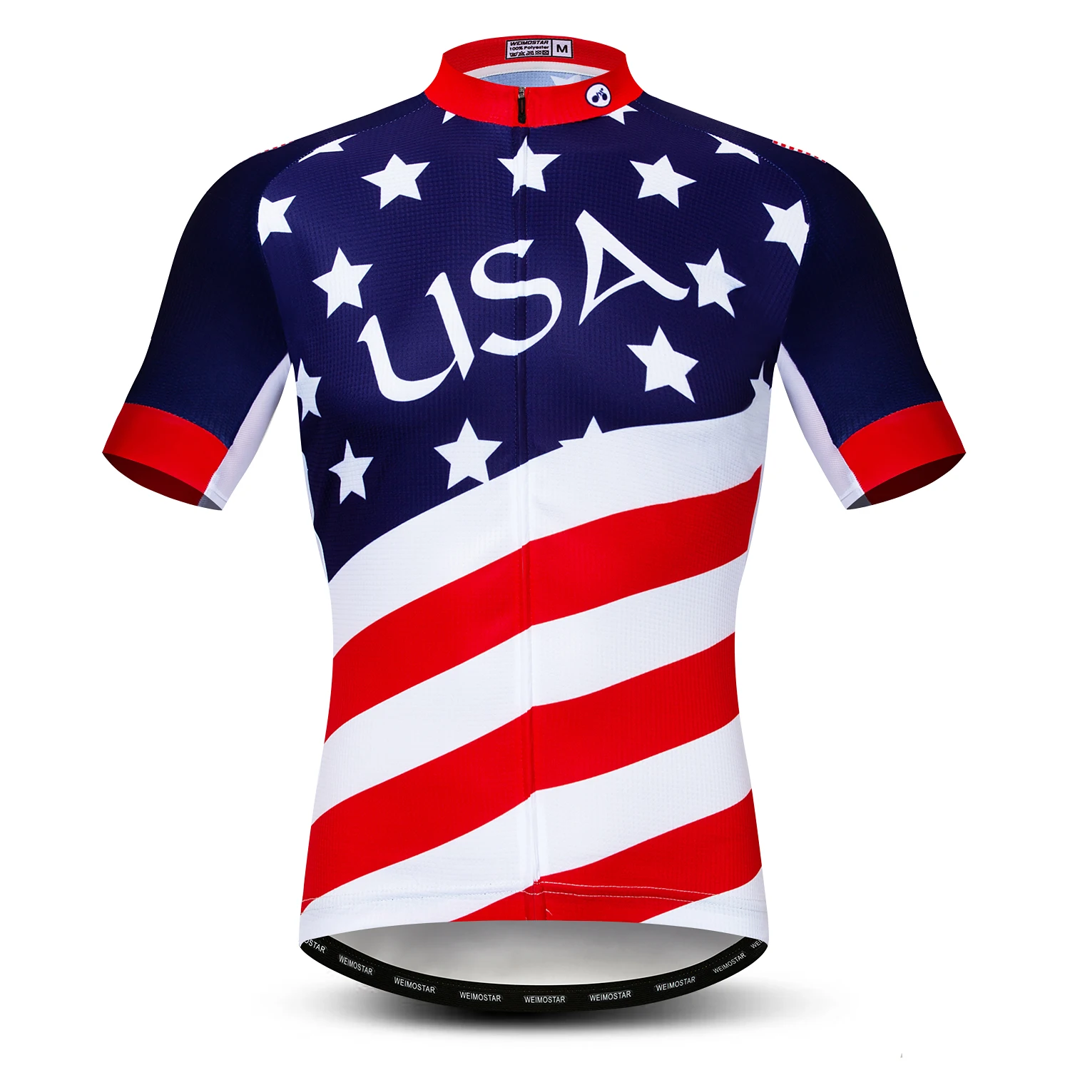 usa flag team wholesale short sleeve fashion summer bike shirt