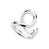 925 Sterling Silver Handmade Hoola Or Hula Wrap Around Stacking Open Band Statement Silver Ring