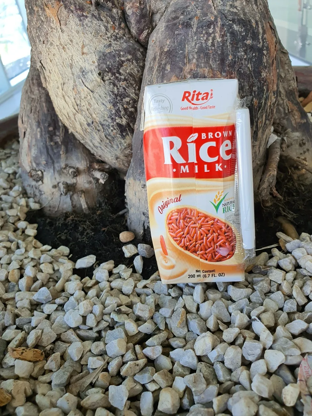 vietnam with new packaging in 200ml paper box brown rice milk