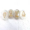 Crystal Quartz Engraved 4 Elements Sets