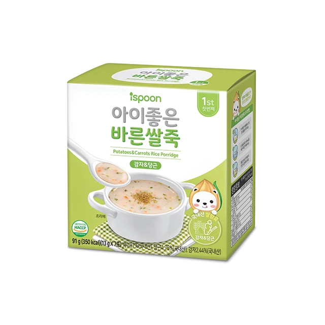 
Premium korea rice baby porridge organic ingredients made in Korea 