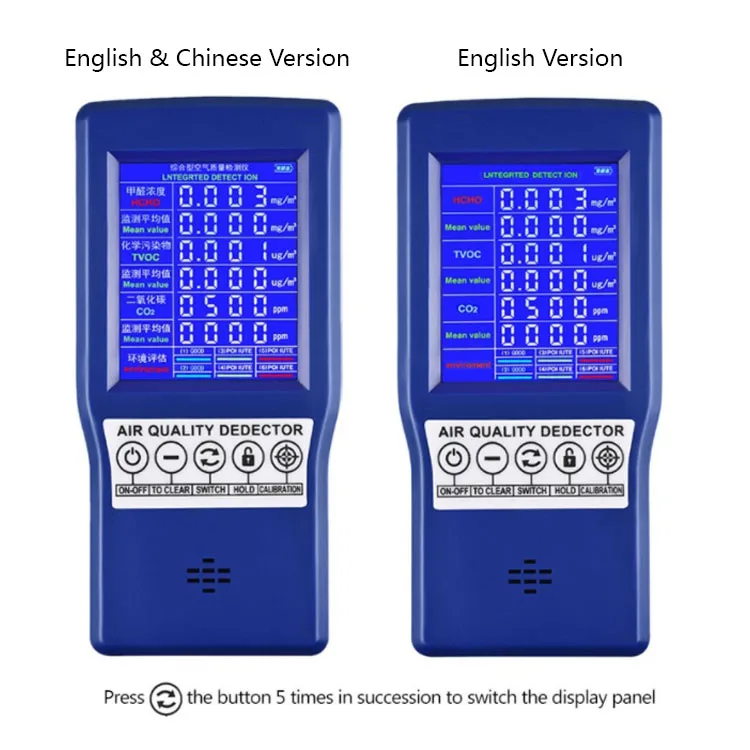 Jsm 131 Air Quality Monitor Gas Analyzer Tvoc Co2 Formaldehyde Buy Air Quality Monitor,Gas