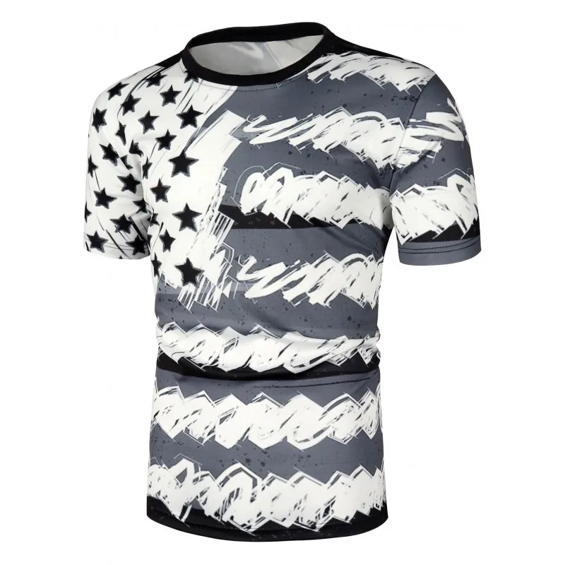 100% Polyester Sublimation T Shirt Men 