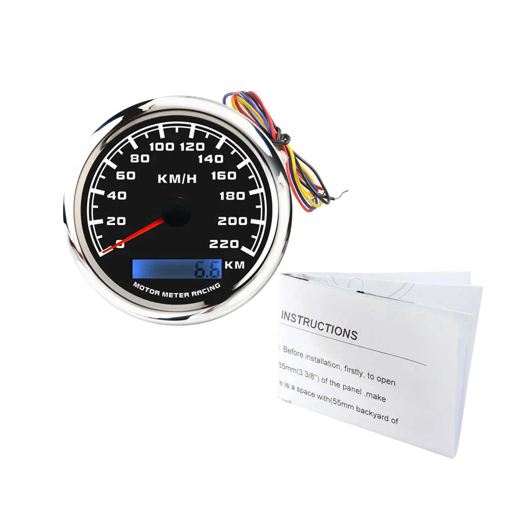 85mm Stepper Motor Movement Digital Electrical Speedometer Gauge With Odometer For Car Auto