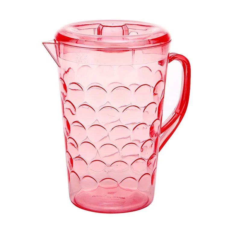 64 Oz Plastic Water Pitchers Clear Beer Drink Kettle Reusable Cold