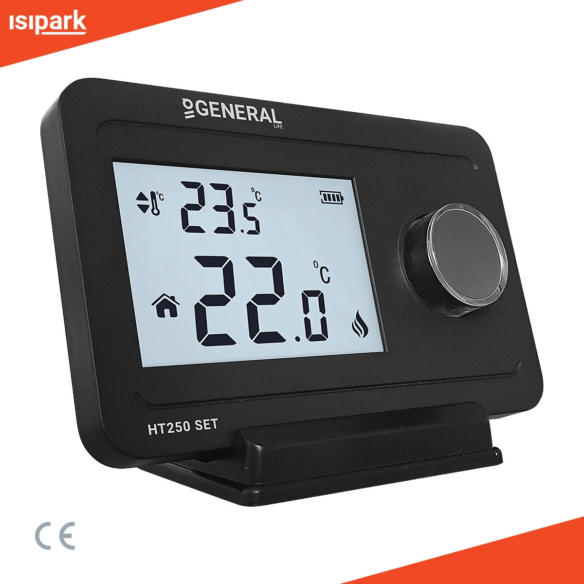 Digital LCD Screen Wireless Room Thermostat HT 250 SET High Quality