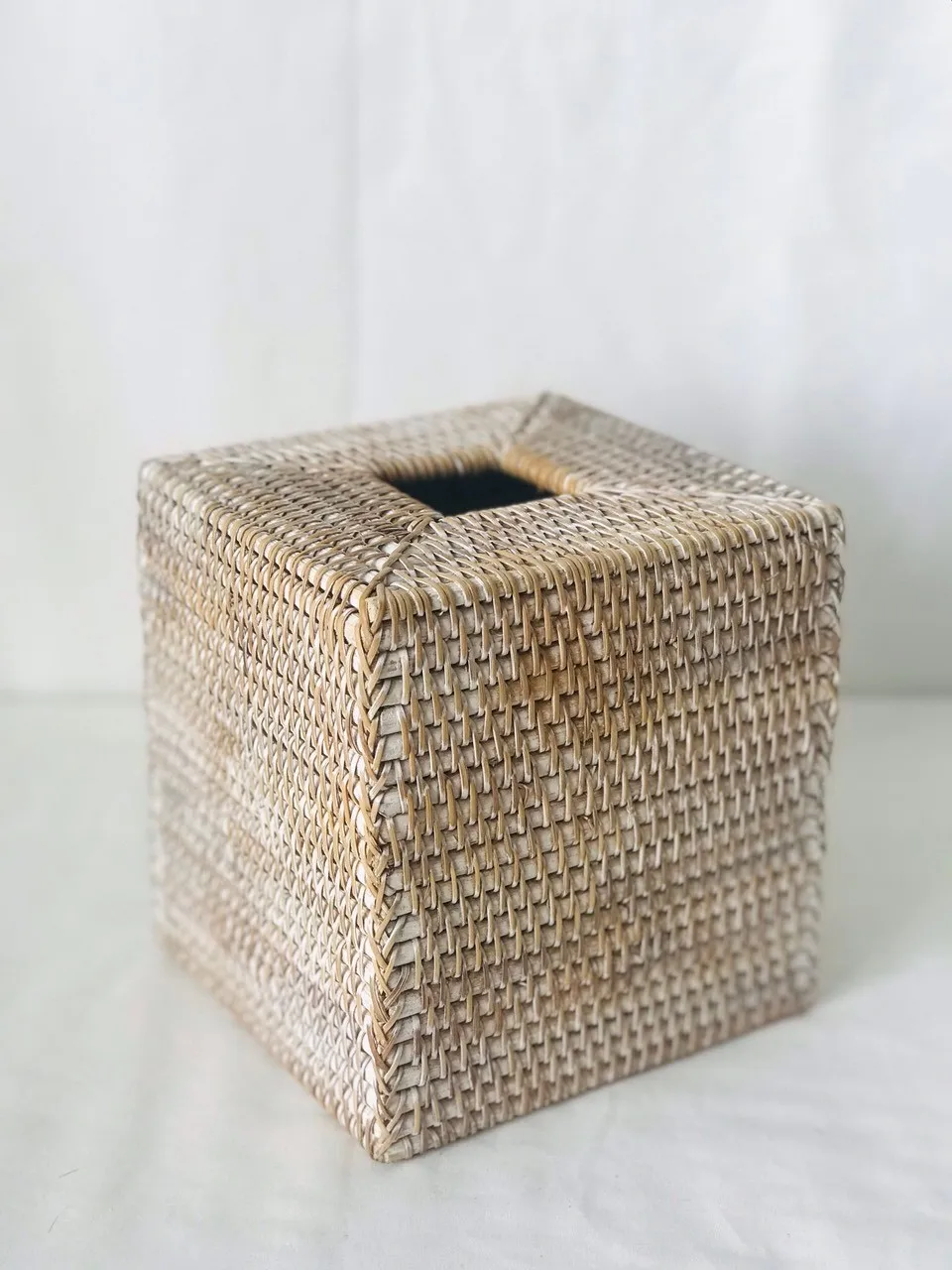 Vintage Style Rattan Bathroom Set 7 Pieces Buy Vintage Style Rattan