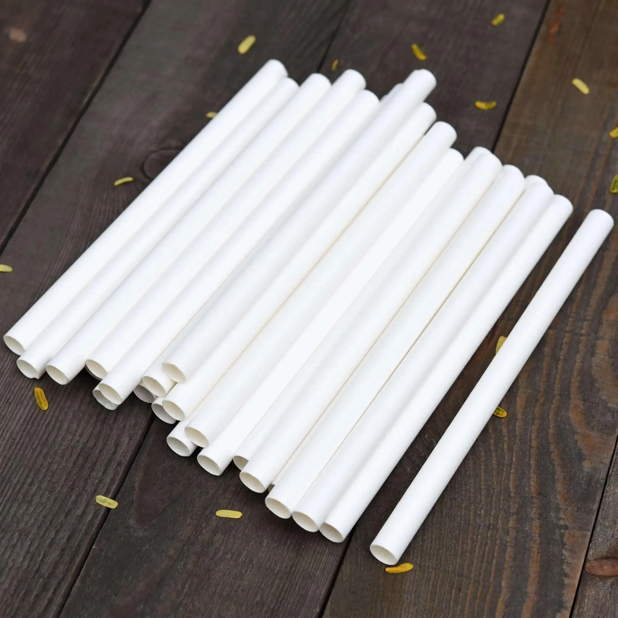 Natural Drinking Paper Straw Disposable Ecofriendly Paper Straws