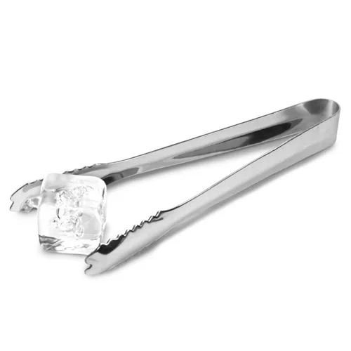TOOGOO 1Pcs Ice Tongs Portable Functional Reusable Durable Stainless Steel Newness Ice Tongs Ice Clip For Home Bar 