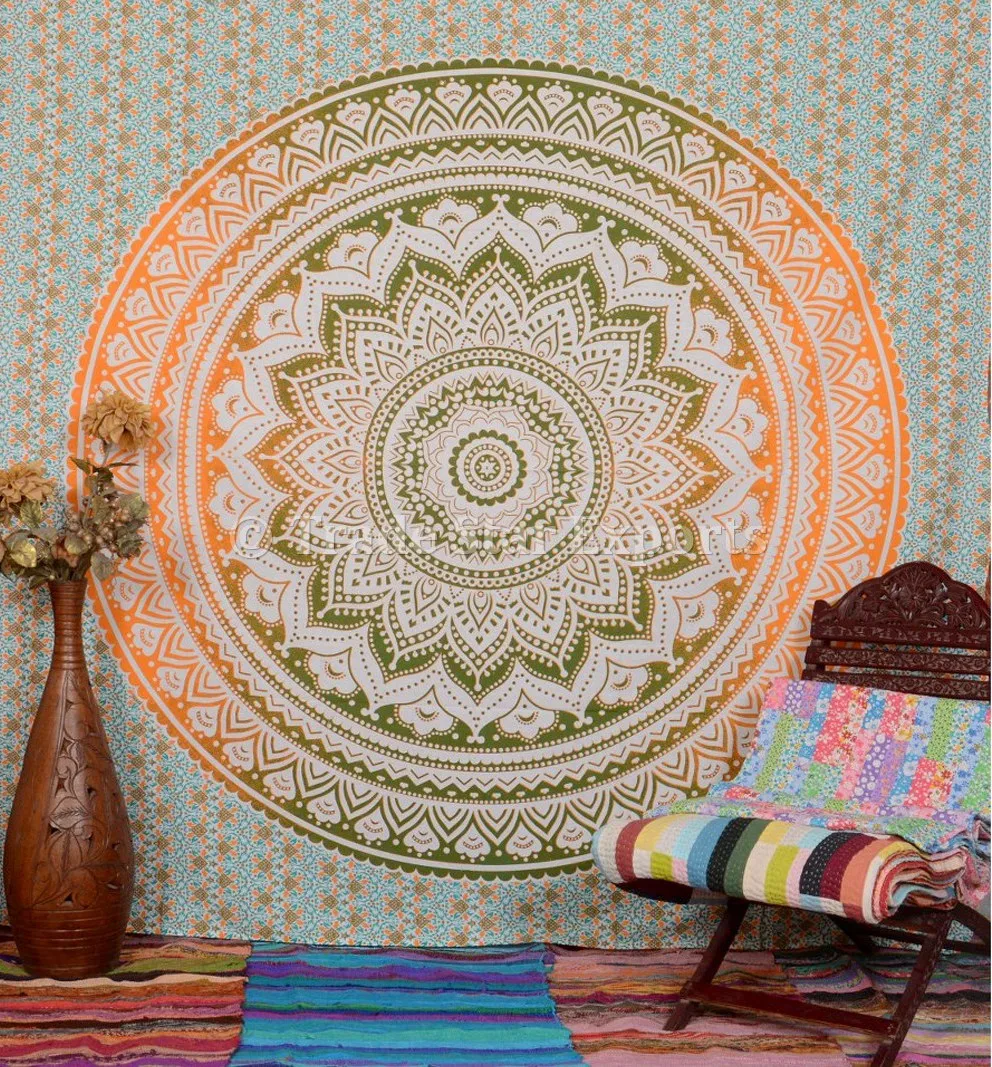 Hippie Wall Art For Home Decor Ombre Bedding Throw Cotton Beach Blanket Wholesale Tapestry