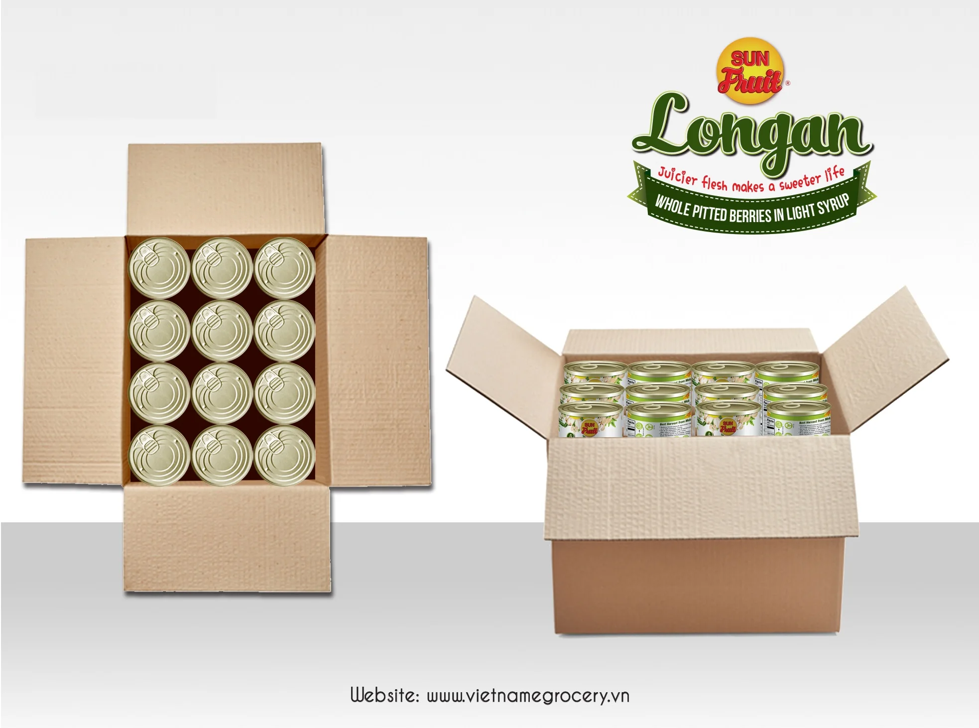 Vietnam Longan in Light Syrup 20oz - Good Price