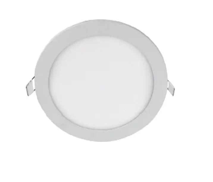 LED Panel Light -  Round Shape Suitable for  Recessed Installation  IP20 6500k QA-PL-TR-6-