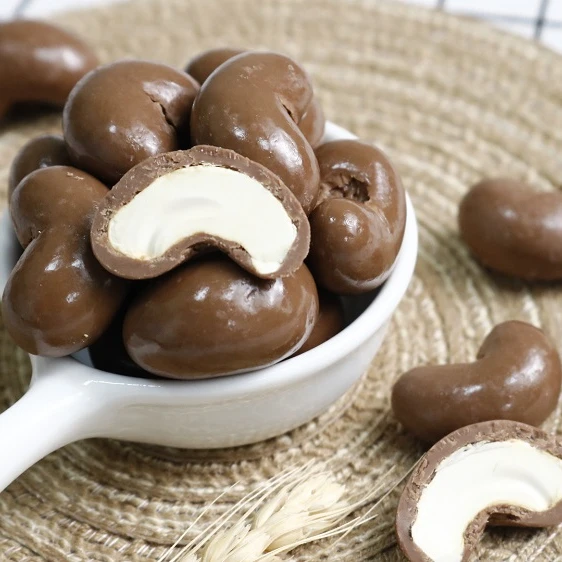 Customized chocolate milka cashew nut for wholesale by Legendary made in Viet Nam high quality bulk chocolate