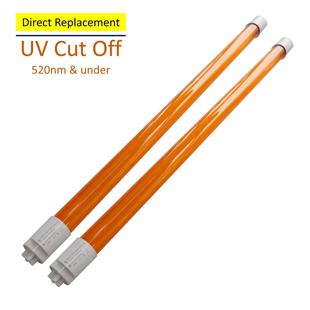 No UV T8 2ft LED fluorescent