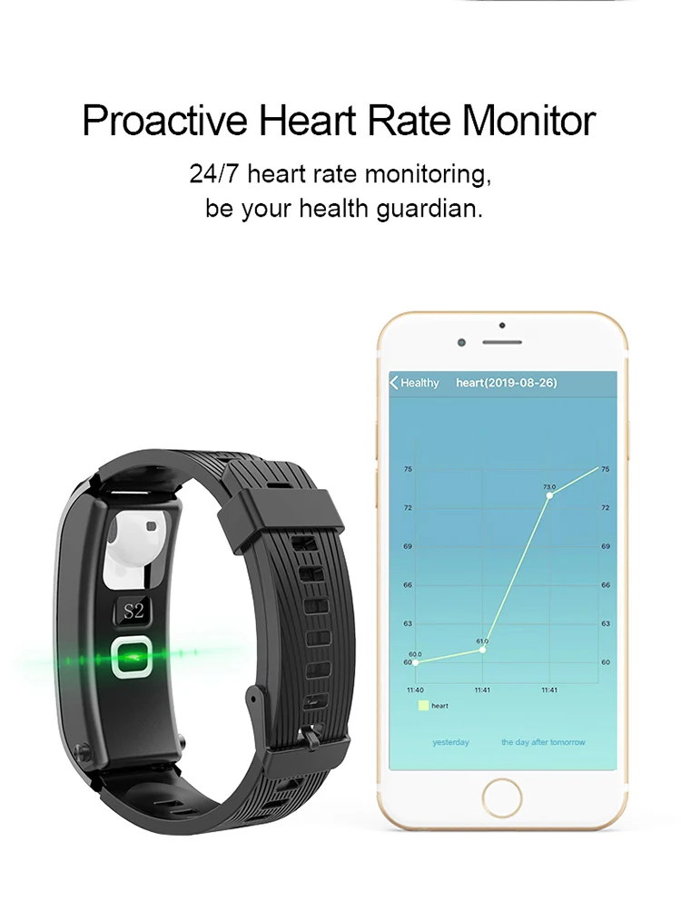 2-in-1 smart watch earbuds