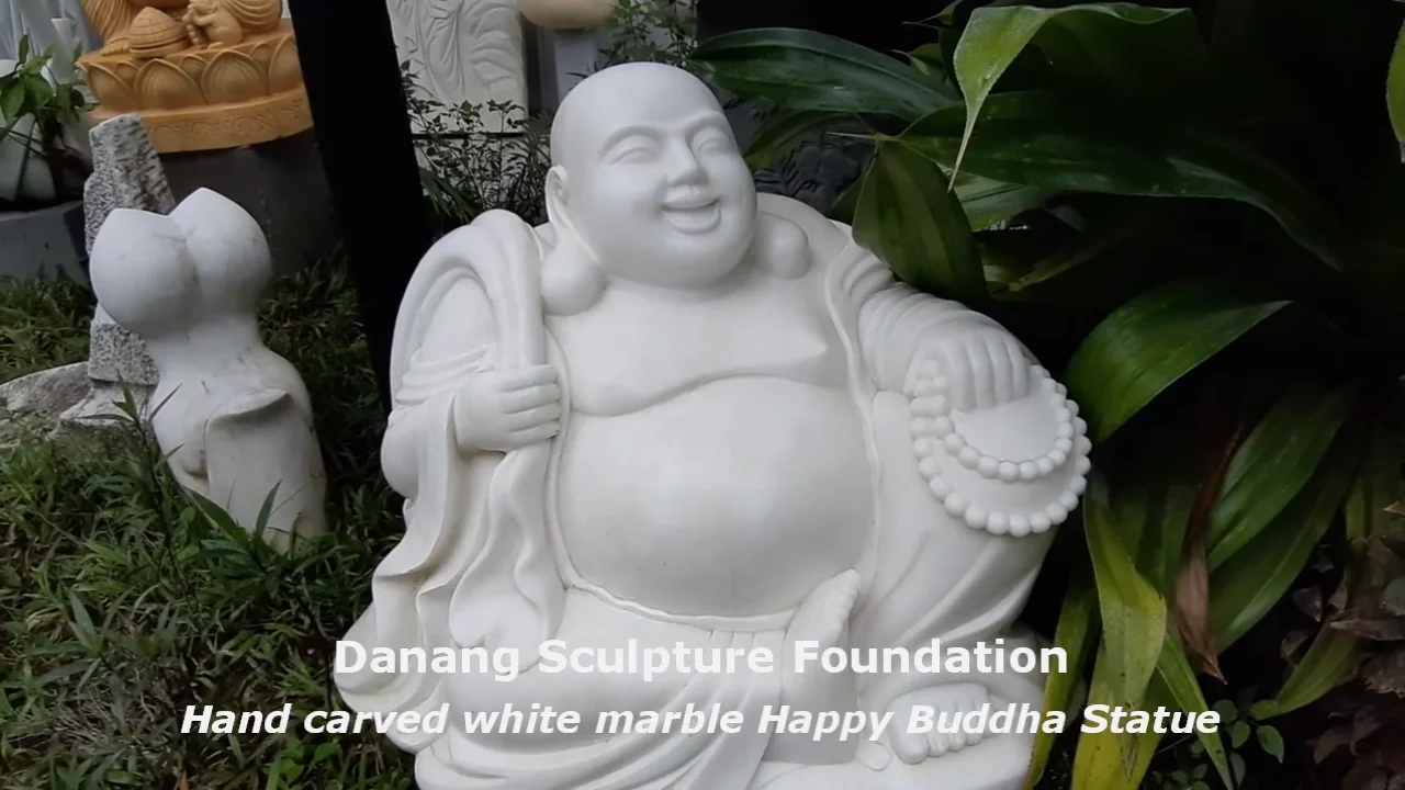 Laughing Buddha Garden Statue