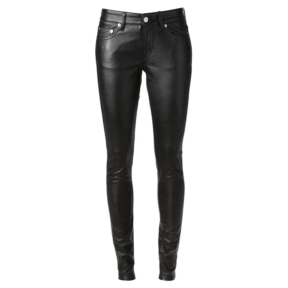 skinny leather pants womens