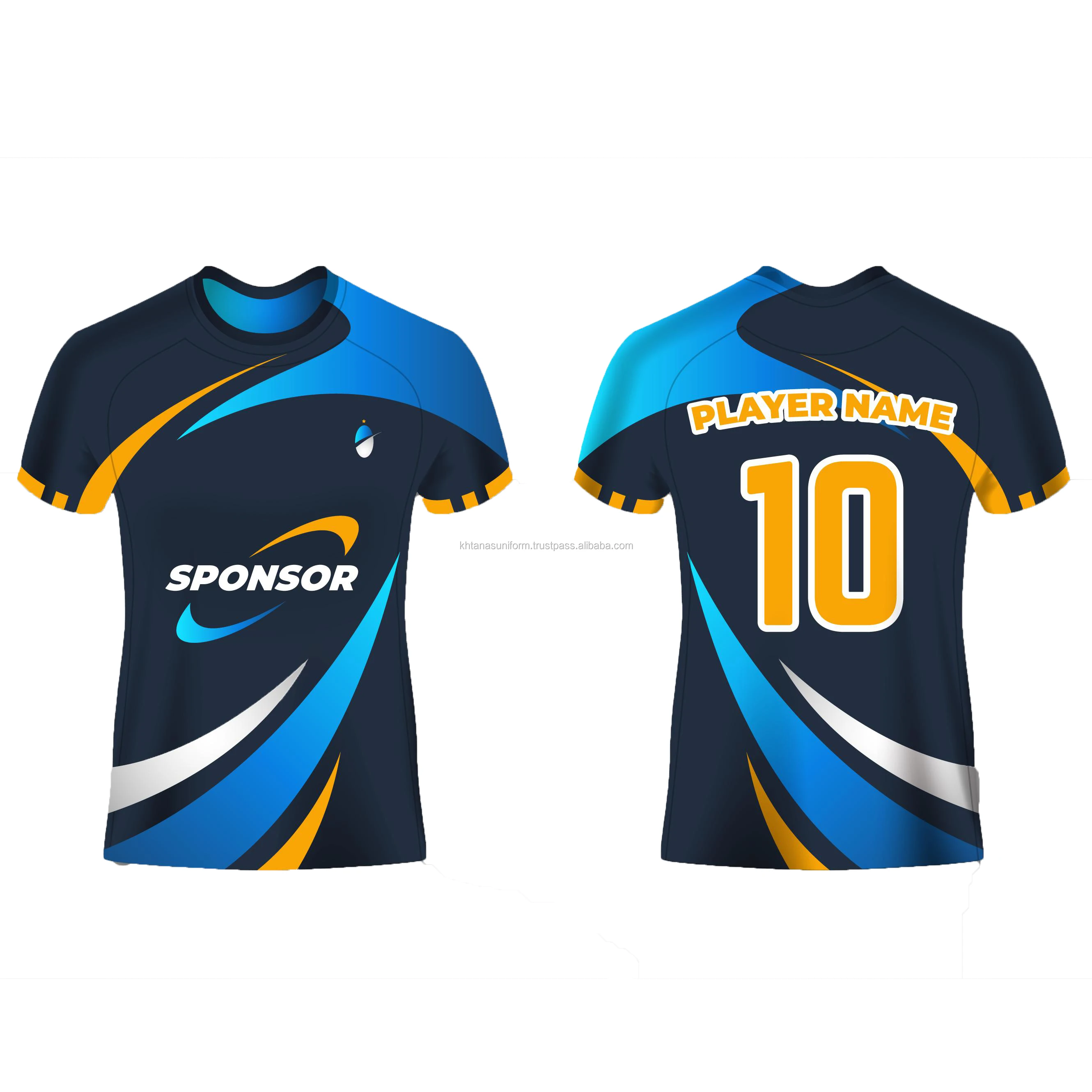 Sublimated Soccer Uniform Football Jerseys Custom Team Training