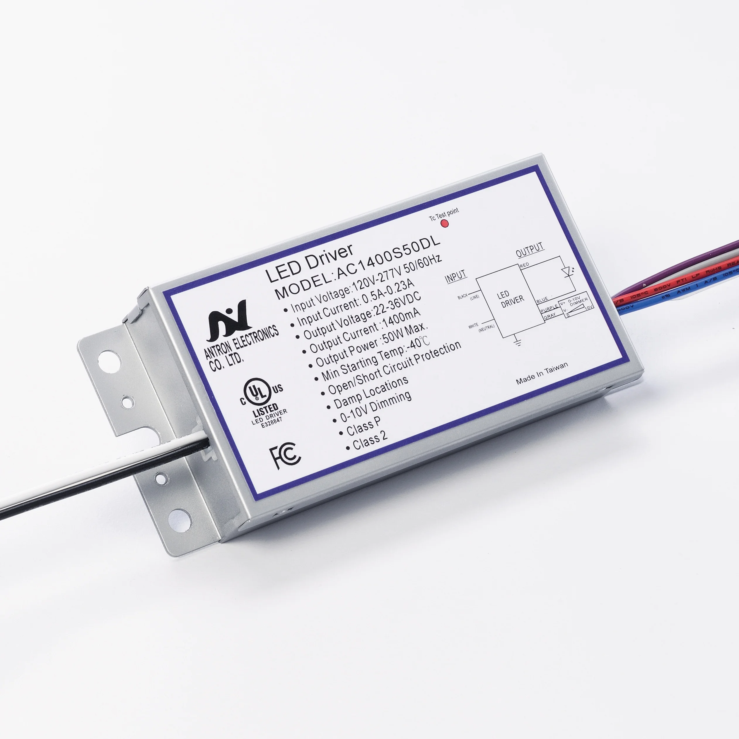 50W Low Temperature Start Dimmable LED Driver