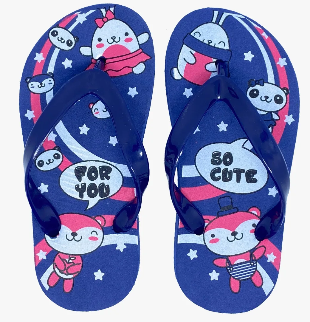 
Kids Slipper Flip Flops K0603-Blue 