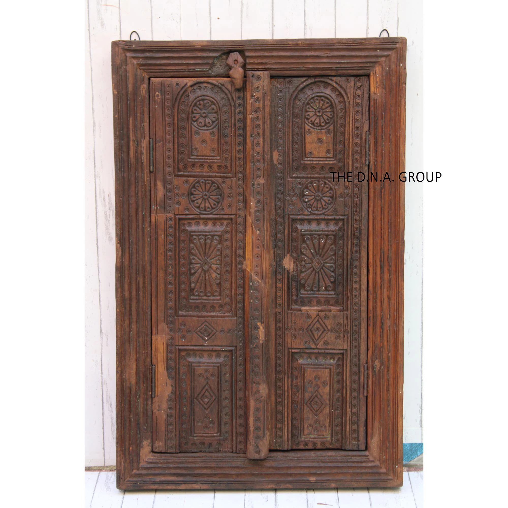 Old Antique Wooden Window Indian Carving Jharokha Wall Decor Arch ...